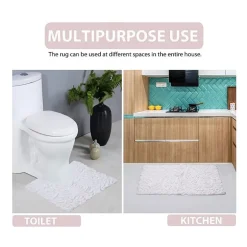 Home Weavers Inc Bellflower 4-pc. Quick Dry Bath Rug Set