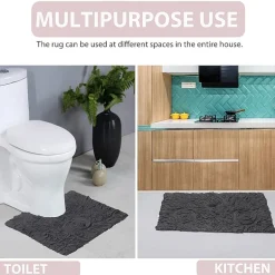 Home Weavers Inc Bellflower 4-pc. Quick Dry Bath Rug Set
