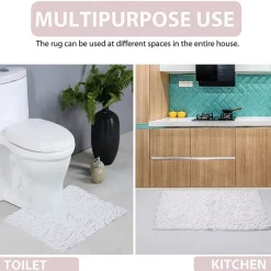 Home Weavers Inc Bellflower 4-pc. Quick Dry Bath Rug Set