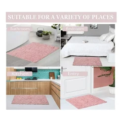 Home Weavers Inc Bellflower 4-pc. Quick Dry Bath Rug Set