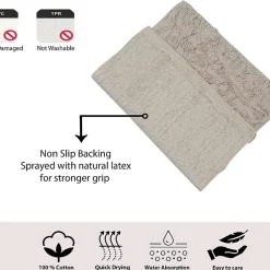 Home Weavers Inc Bellflower 4-pc. Quick Dry Bath Rug Set