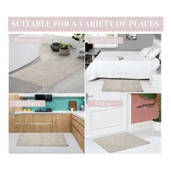 Home Weavers Inc Bellflower 4-pc. Quick Dry Bath Rug Set