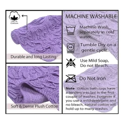 Home Weavers Inc Bellflower 4-pc. Quick Dry Bath Rug Set