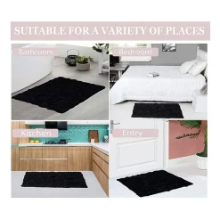 Home Weavers Inc Bellflower 4-pc. Quick Dry Bath Rug Set
