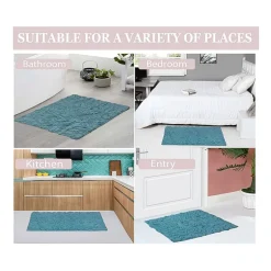 Home Weavers Inc Bellflower 4-pc. Quick Dry Bath Rug Set