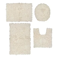Home Weavers Inc Bellflower 4-pc. Quick Dry Bath Rug Set