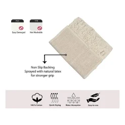 Home Weavers Inc Bellflower 4-pc. Quick Dry Bath Rug Set