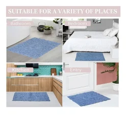 Home Weavers Inc Bellflower 4-pc. Quick Dry Bath Rug Set