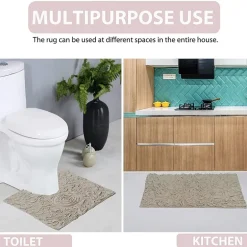 Home Weavers Inc Bellflower 4-pc. Quick Dry Bath Rug Set