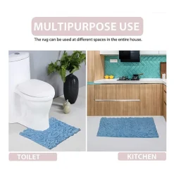 Home Weavers Inc Bellflower 4-pc. Quick Dry Bath Rug Set
