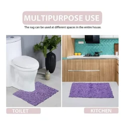 Home Weavers Inc Bellflower 4-pc. Quick Dry Bath Rug Set
