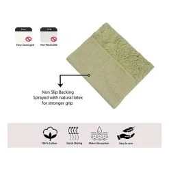 Home Weavers Inc Bellflower 4-pc. Quick Dry Bath Rug Set