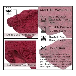 Home Weavers Inc Bellflower 4-pc. Quick Dry Bath Rug Set