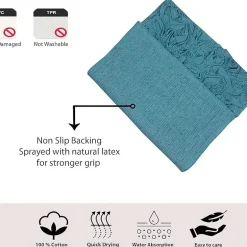Home Weavers Inc Bellflower 4-pc. Quick Dry Bath Rug Set