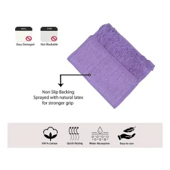 Home Weavers Inc Bellflower 4-pc. Quick Dry Bath Rug Set