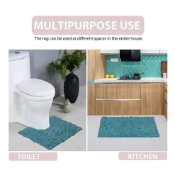 Home Weavers Inc Bellflower 4-pc. Quick Dry Bath Rug Set