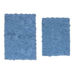 Home Weavers Inc Bellflower 2-pc. Quick Dry Bath Rug Set
