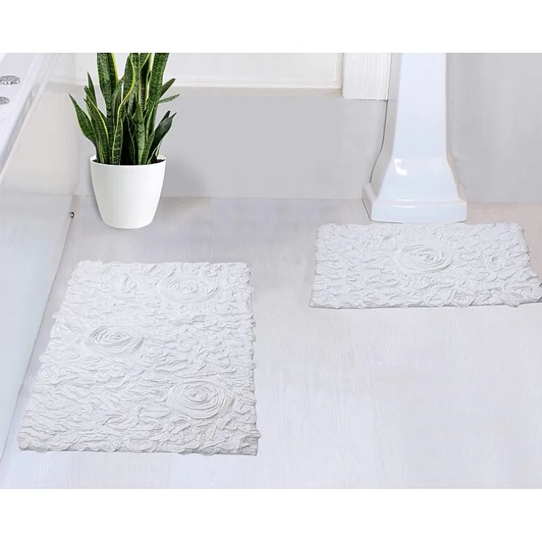Home Weavers Inc Bellflower 2-pc. Quick Dry Bath Rug Set