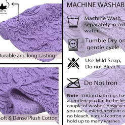 Home Weavers Inc Bellflower 2-pc. Quick Dry Bath Rug Set