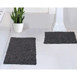 Home Weavers Inc Bellflower 2-pc. Quick Dry Bath Rug Set