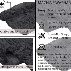 Home Weavers Inc Bellflower 2-pc. Quick Dry Bath Rug Set