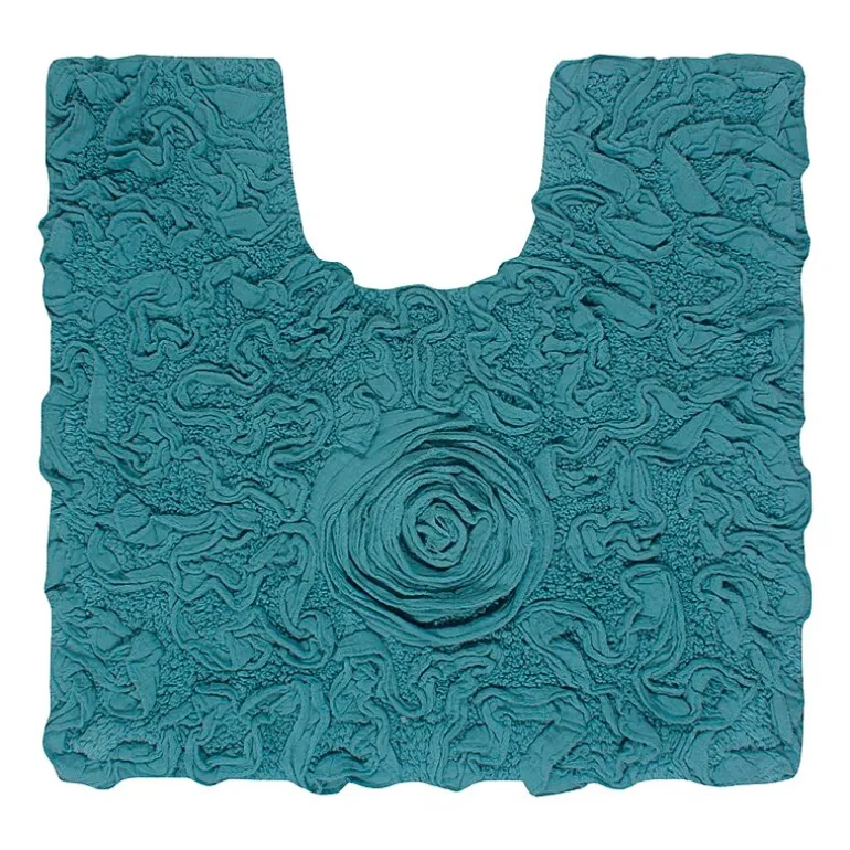 Home Weavers Inc Bellflower Quick Dry 20X20 Inch Bath Rug