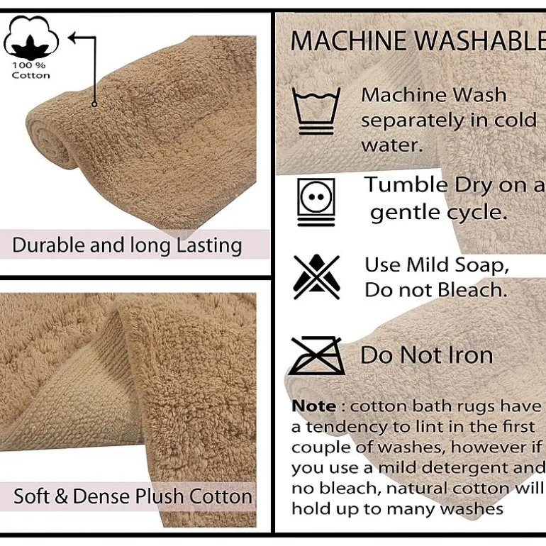 Home Weavers Inc Classy 4-pc. Quick Dry Bath Rug Set