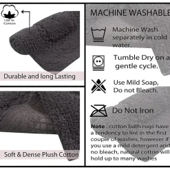 Home Weavers Inc Classy 5-pc. Quick Dry Bath Rug Set