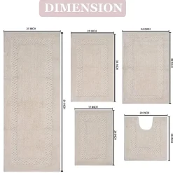 Home Weavers Inc Classy 5-pc. Quick Dry Bath Rug Set