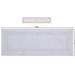 Home Weavers Inc Classy Quick Dry 21X54 Inch Bath Rug