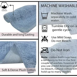 Home Weavers Inc Classy Quick Dry 21X54 Inch Bath Rug