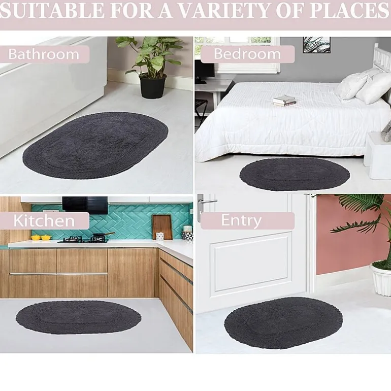 Home Weavers Inc Double Ruffle Toilet Lid Cover