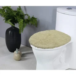 Home Weavers Inc Double Ruffle Toilet Lid Cover