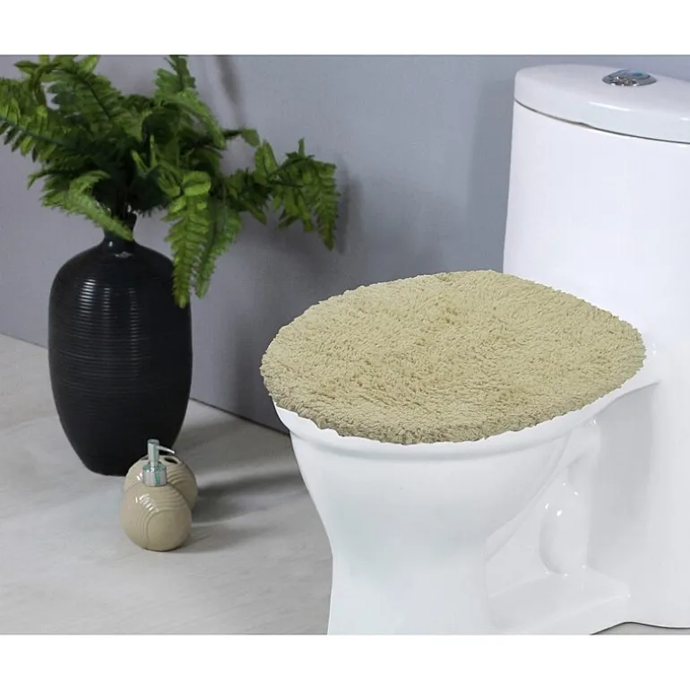 Home Weavers Inc Double Ruffle Toilet Lid Cover