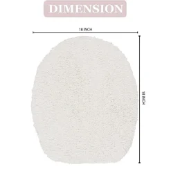Home Weavers Inc Double Ruffle Toilet Lid Cover