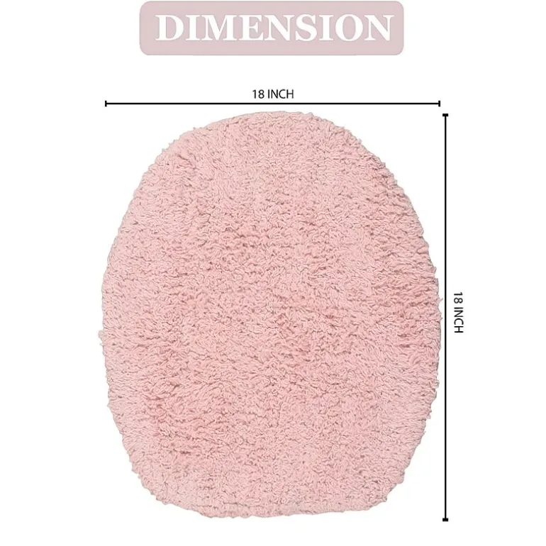 Home Weavers Inc Double Ruffle Toilet Lid Cover