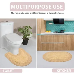 Home Weavers Inc Double Ruffle Toilet Lid Cover