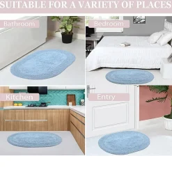 Home Weavers Inc Double Ruffle Toilet Lid Cover