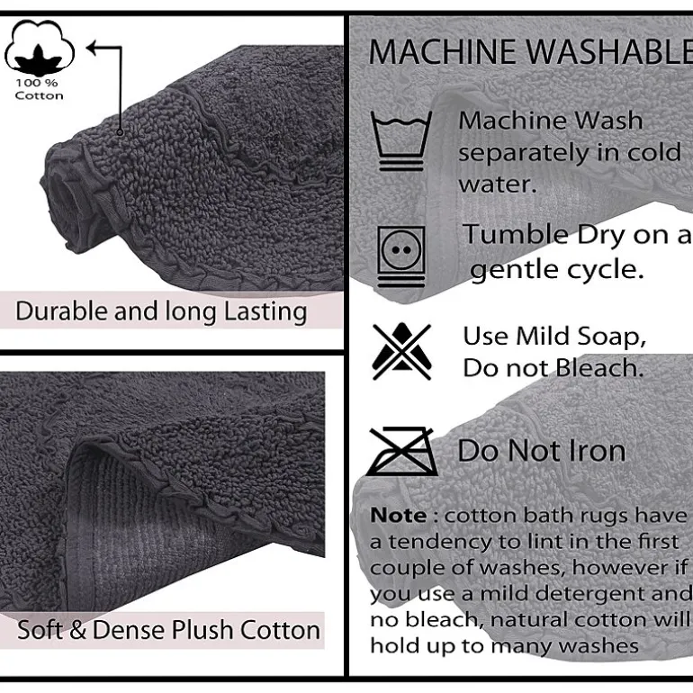 Home Weavers Inc Double Ruffle Toilet Lid Cover