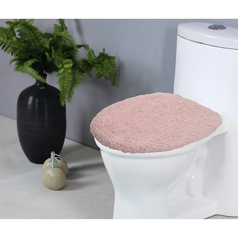 Home Weavers Inc Double Ruffle Toilet Lid Cover