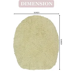Home Weavers Inc Double Ruffle Toilet Lid Cover