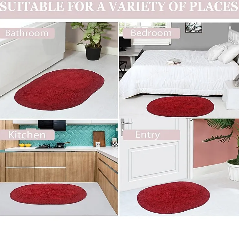 Home Weavers Inc Double Ruffle Toilet Lid Cover