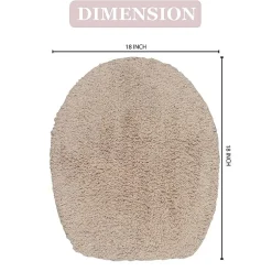 Home Weavers Inc Double Ruffle Toilet Lid Cover