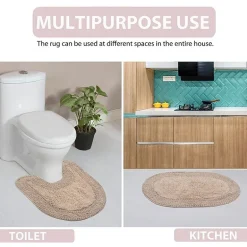 Home Weavers Inc Double Ruffle Toilet Lid Cover