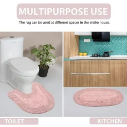 Home Weavers Inc Double Ruffle Toilet Lid Cover
