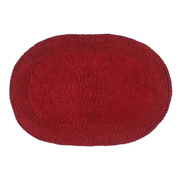 Home Weavers Inc Double Ruffle 17X24 Inch Quick Dry Bath Rug