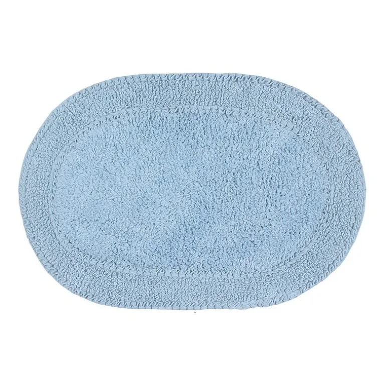 Home Weavers Inc Double Ruffle 17X24 Inch Quick Dry Bath Rug