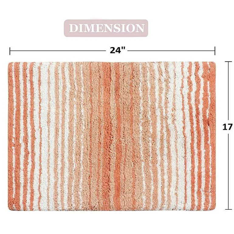 Home Weavers Inc Gradation Quick Dry 17X24 Inch Bath Rug