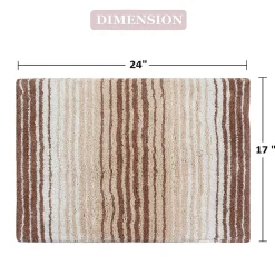 Home Weavers Inc Gradation Quick Dry 17X24 Inch Bath Rug