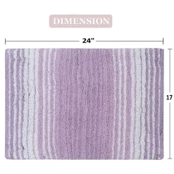 Home Weavers Inc Gradation Quick Dry 17X24 Inch Bath Rug